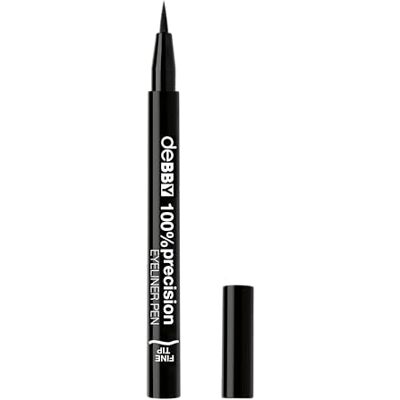 Debby 100% precisie eyeliner-pen Fine Tip, 01, zwart Debby 100% precisie eyeliner-pen Fine Tip, 01, zwart