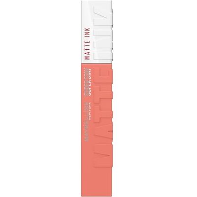 Maybelline New York Lippenstift, mat, vloeibaar, duurzaam, Superstay Matte Ink, kleur: Poet (60), 5 ml Maybelline New York Lippenstift, mat, vloeibaar, duurzaam, Superstay Matte Ink, kleur: Poet (60), 5 ml