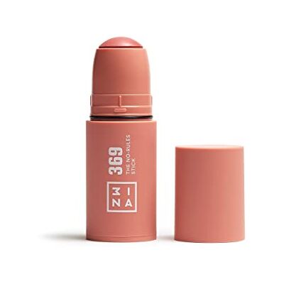 3ina MAKEUP The No Rules Stick 369 – bruin roze – crème blush bruin roze met hyaluronzuur – blush stick voor ogen lippen en wangen – blush met natuurlijke en lichtgevende afwerking – veganistisch 3ina MAKEUP The No Rules Stick 369 – bruin roze – crème blush bruin roze met hyaluronzuur – blush stick voor ogen lippen en wangen – blush met natuurlijke en lichtgevende afwerking – veganistisch