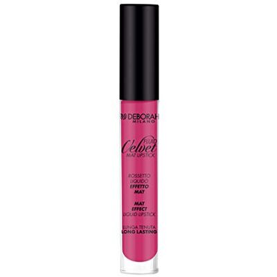 DEBORAH Fluid Velvet Lipstick N.20 Fuchsia langdurig, met mengsel van gehydrateerde, zachte en fluweelzachte lipolie DEBORAH Fluid Velvet Lipstick N.20 Fuchsia langdurig, met mengsel van gehydrateerde, zachte en fluweelzachte lipolie