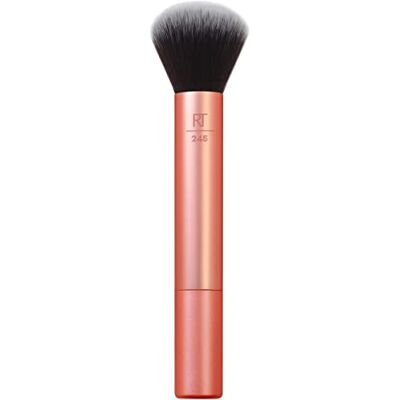 REAL TECHNIQUES Everything Make-upborstel voor gezicht, onberispelijke afwerking, streepvrije make-up, voor foundation, concealer en poeder, oranje, 1 stuk REAL TECHNIQUES Everything Make-upborstel voor gezicht, onberispelijke afwerking, streepvrije make-up, voor foundation, concealer en poeder, oranje, 1 stuk