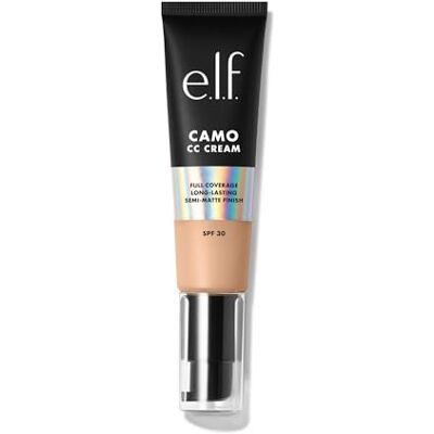 e.l.f. Camo CC crème Volledige dekking concealer crème met SPF 30 Light tint 210N 30 g e.l.f. Camo CC crème Volledige dekking concealer crème met SPF 30 Light tint 210N 30 g