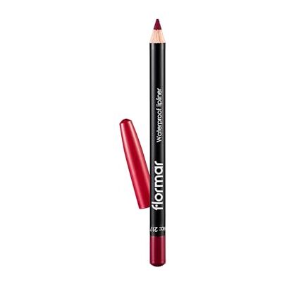 Flormar Waterproof Lipliner – waterdichte lippenstift – lange houdbaarheid en vlekbestendig – natuurlijke definitie voor alle tinten – lippenstift nude, 217 Chic Crimson Flormar Waterproof Lipliner – waterdichte lippenstift – lange houdbaarheid en vlekbestendig – natuurlijke definitie voor alle tinten – lippenstift nude, 217 Chic Crimson