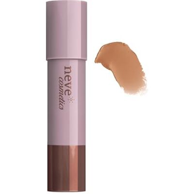 Neve Cosmetics Bronzer in karamelbruine stick met fluweelzachte matte afwerking met praktische geïntegreerde spons Star System "Savannah Neve Cosmetics Bronzer in karamelbruine stick met fluweelzachte matte afwerking met praktische geïntegreerde spons Star System "Savannah