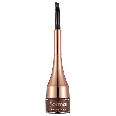 Flormar Brow Pomade Wenkbrauwpotlood, beige, microblading effect, natuurlijk wenkbrauwpotlood met mini-kwast, nauwkeurige wenkbrauwen voor het tekenen van haren, make-up voor dames (02 lichtbruin) Flormar Brow Pomade Wenkbrauwpotlood, beige, microblading effect, natuurlijk wenkbrauwpotlood met mini-kwast, nauwkeurige wenkbrauwen voor het tekenen van haren, make-up voor dames (02 lichtbruin)