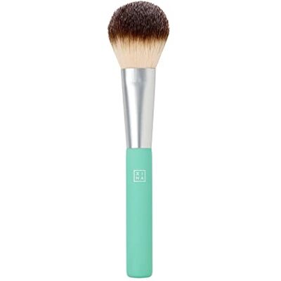 3ina Make-up Vegan Cruelty Free The Powder Brush lichtroze make-upkwast voor crème, vloeistof of poeder zachte en compacte synthetische borstels ergonomische greep ringpunt 3ina Make-up Vegan Cruelty Free The Powder Brush lichtroze make-upkwast voor crème, vloeistof of poeder zachte en compacte synthetische borstels ergonomische greep ringpunt