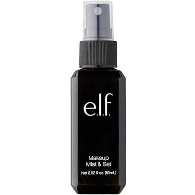 e.l.f. Makeup fixeermist: hydraterende fixerende nevel die de make-up fixeert, de glans van de teint stimuleert en de huid hydrateert, geformuleerd met vitamine A, veganistisch en dierproefvrij e.l.f. Makeup fixeermist: hydraterende fixerende nevel die de make-up fixeert, de glans van de teint stimuleert en de huid hydrateert, geformuleerd met vitamine A, veganistisch en dierproefvrij