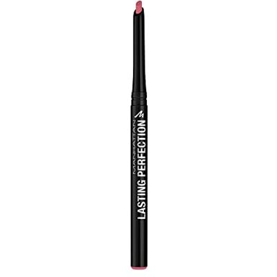 Manhattan Lasting Perfection Lipliner, Fb. 63 Eastend Pink, langdurige en dekkende contourstift, 2 g Manhattan Lasting Perfection Lipliner, Fb. 63 Eastend Pink, langdurige en dekkende contourstift, 2 g