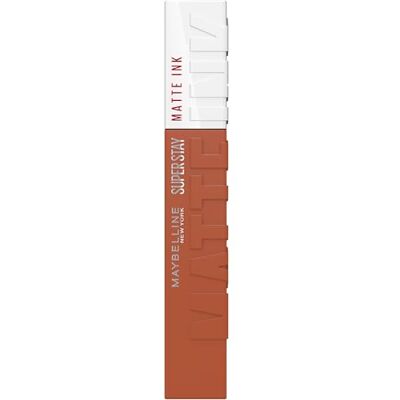 Maybelline New York Lippenstift, mat, vloeibaar, duurzaam, Superstay Matte Ink, kleur: Amazonian (70), 5 ml Maybelline New York Lippenstift, mat, vloeibaar, duurzaam, Superstay Matte Ink, kleur: Amazonian (70), 5 ml