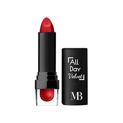 MB MILANO All Day Velvet Lippenstift, fluweel, rood, 1 stuk MB MILANO All Day Velvet Lippenstift, fluweel, rood, 1 stuk