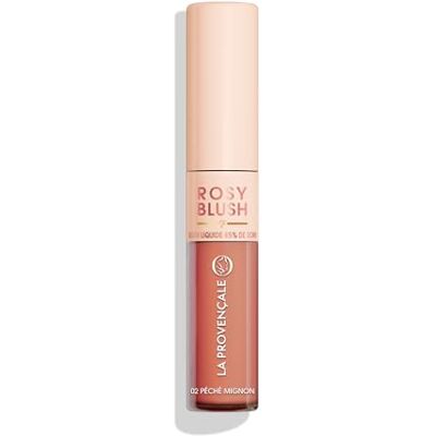La Provençale Bio Rosy Blush Langdurige Hydraterende Vloeibare Blush Verrijkt met Vitamine E Frisse & Heldere Tint Kleur: Schattig Zonde (02) La Provençale Bio Rosy Blush Langdurige Hydraterende Vloeibare Blush Verrijkt met Vitamine E Frisse & Heldere Tint Kleur: Schattig Zonde (02)