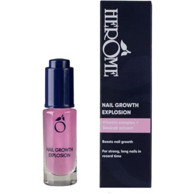 Herome Nagelserum Groeiserum Nail Growth Explosion Rijk aan Silicum, Hydrateert de Nagels Stimuleert Gezonde Nagelgroei 7ml. Herome Nagelserum Groeiserum Nail Growth Explosion Rijk aan Silicum, Hydrateert de Nagels Stimuleert Gezonde Nagelgroei 7ml.
