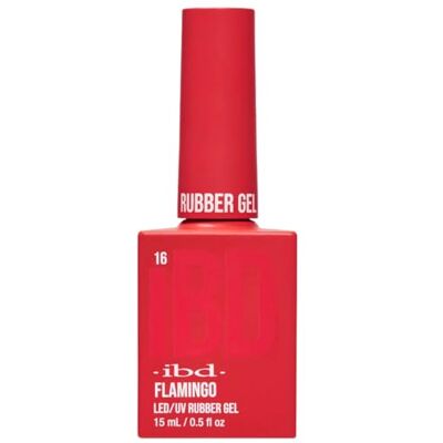 IBD Rubber Gel, flamingo, 15 ml, gemaakt in de VS, hoogwaardige nagellak voor langdurige manicure en gladde nagels, led-/uv-nagellak IBD Rubber Gel, flamingo, 15 ml, gemaakt in de VS, hoogwaardige nagellak voor langdurige manicure en gladde nagels, led-/uv-nagellak