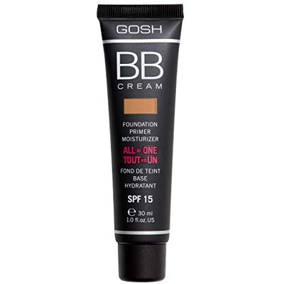 GOSH 3-in-1 BB Cream Primer, Foundation & Moisturizer, 30 ml, make-up voor een verzorgde en stralende teint, dekking van onzuiverheden en roodheid, veganistisch en SPF 15 I 003 warm beige GOSH 3-in-1 BB Cream Primer, Foundation & Moisturizer, 30 ml, make-up voor een verzorgde en stralende teint, dekking van onzuiverheden en roodheid, veganistisch en SPF 15 I 003 warm beige