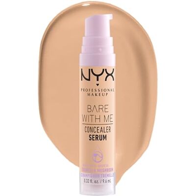 NYX PROFESSIONAL MAKEUP 1 x Bare With Me concealer , natuurlijk, gemiddelde dekking, kleur: Beige, 9,6 ml NYX PROFESSIONAL MAKEUP 1 x Bare With Me concealer , natuurlijk, gemiddelde dekking, kleur: Beige, 9,6 ml