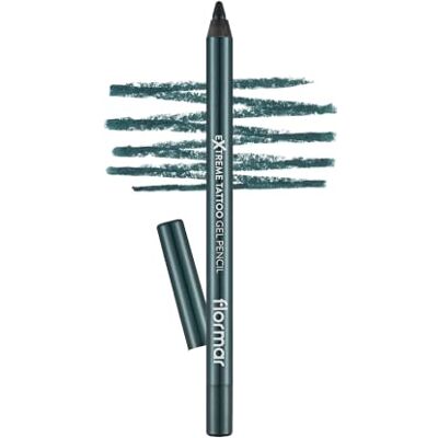 Flormar Extreme Tattoo Gel Pencil Eyeliner Gel Waterproof Tattoo Effect Plum Glitter Potlood Sterk Gepigmenteerd Langdurige oogmake-up voor dames, 003 Deep Green Flormar Extreme Tattoo Gel Pencil Eyeliner Gel Waterproof Tattoo Effect Plum Glitter Potlood Sterk Gepigmenteerd Langdurige oogmake-up voor dames, 003 Deep Green