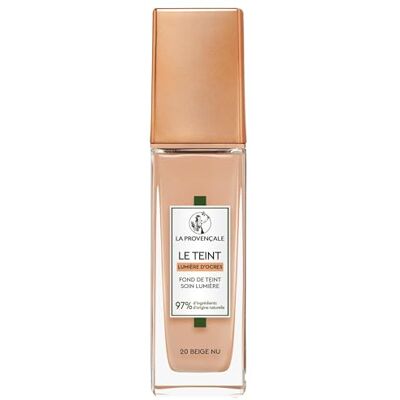 La Provençale Le Foundation voor lichte verzorging 97% natuurlijke ingrediënten Gemiddelde dekking Alle huidtypes Met biologische olijfolie AOP Provence Kleur: 20 Nude Beige 30 ml La Provençale Le Foundation voor lichte verzorging 97% natuurlijke ingrediënten Gemiddelde dekking Alle huidtypes Met biologische olijfolie AOP Provence Kleur: 20 Nude Beige 30 ml