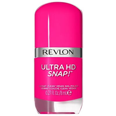 REVLON Nagellak Ultra HD Snap! 100% veganistisch, 78% natuurlijke ingrediënten, intensieve formule, glanzend en versterkend, nr. 028 Rule the World, 8 ml REVLON Nagellak Ultra HD Snap! 100% veganistisch, 78% natuurlijke ingrediënten, intensieve formule, glanzend en versterkend, nr. 028 Rule the World, 8 ml