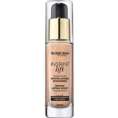 DEBORAH Milano Instant Lift SPF 30, 02 Beige, liftend en verhelderend effect, antioxiderende formule met Aziatische Centella, geeft een elastische, tonische en geschuurde huid, 30 ml DEBORAH Milano Instant Lift SPF 30, 02 Beige, liftend en verhelderend effect, antioxiderende formule met Aziatische Centella, geeft een elastische, tonische en geschuurde huid, 30 ml