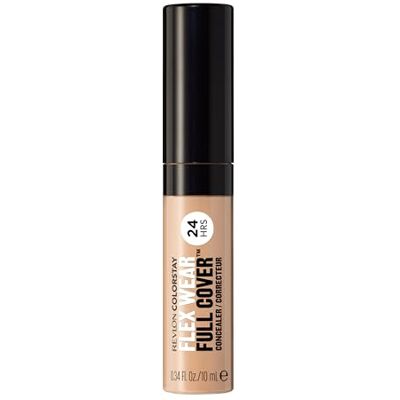 REVLON ColorStay Flex Wear Full Cover Concealer met hoge dekking, doordrenkt met hyaluronzuur en vitamine E, flexibele en langdurige textuur, 030 Light Medium, 10 ml. REVLON ColorStay Flex Wear Full Cover Concealer met hoge dekking, doordrenkt met hyaluronzuur en vitamine E, flexibele en langdurige textuur, 030 Light Medium, 10 ml.