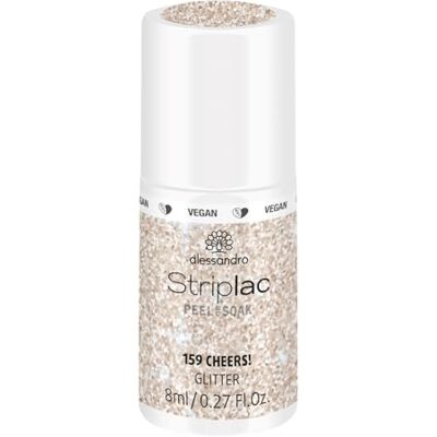 alessandro Striplac Peel or Soak vegan Cheers, nude led nagellak voor perfecte nagels in 15 minuten, 8 ml alessandro Striplac Peel or Soak vegan Cheers, nude led nagellak voor perfecte nagels in 15 minuten, 8 ml