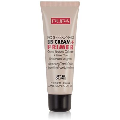 Pupa BB Cream + Primer gemengde huid vettig SPF 20-002 SAND Pupa BB Cream + Primer gemengde huid vettig SPF 20-002 SAND