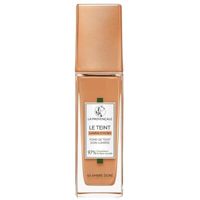 La Provençale Le Foundation voor lichte verzorging 97% natuurlijke ingrediënten Gemiddelde dekking Alle huidtypes Met biologische olijfolie AOP Provence Kleur: 45 Amber Gold 30 ml La Provençale Le Foundation voor lichte verzorging 97% natuurlijke ingrediënten Gemiddelde dekking Alle huidtypes Met biologische olijfolie AOP Provence Kleur: 45 Amber Gold 30 ml
