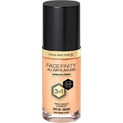 Max Factor Facefinity 3-in-1 Primer, Concealer & Foundation 44, 30 ml Max Factor Facefinity 3-in-1 Primer, Concealer & Foundation 44, 30 ml
