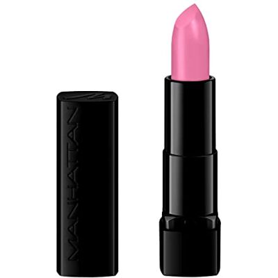 Manhattan Lasting Perfection Matte Lipstick Fb. 100 Pink Bubble Langhoudende lippenstift met matte afwerking, 4,5 g Manhattan Lasting Perfection Matte Lipstick Fb. 100 Pink Bubble Langhoudende lippenstift met matte afwerking, 4,5 g