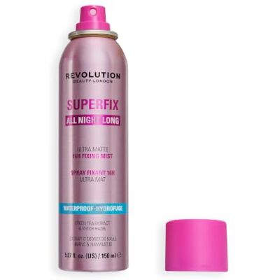 Revolution Beauty London Revolution Superfix All Night Long Waterproof Fixing Mist, 150 ml Revolution Beauty London Revolution Superfix All Night Long Waterproof Fixing Mist, 150 ml