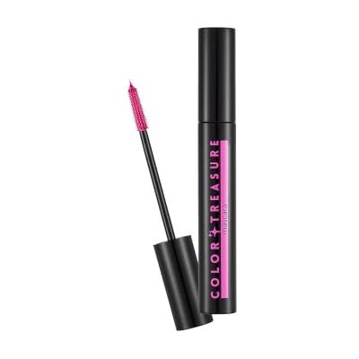 Flormar Color Treasure Mascara 003 Rose Quartz gekleurde volumemascara, sterk gepigmenteerd, elastische siliconen borstel, modulair Flormar Color Treasure Mascara 003 Rose Quartz gekleurde volumemascara, sterk gepigmenteerd, elastische siliconen borstel, modulair