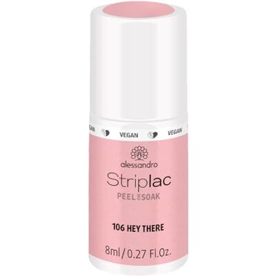 alessandro Striplac Peel or Soak Vegan Hey There, lichtgewicht poeder nagellak voor perfecte nagels in 15 minuten, 8 ml alessandro Striplac Peel or Soak Vegan Hey There, lichtgewicht poeder nagellak voor perfecte nagels in 15 minuten, 8 ml