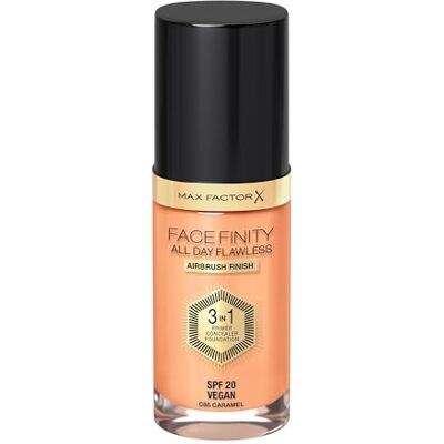 Max Factor Facefinity All Day Flawless 3-in-1 Liquid Foundation 085 Caramel Max Factor Facefinity All Day Flawless 3-in-1 Liquid Foundation 085 Caramel