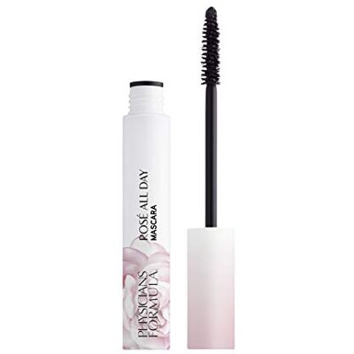 Physicians Formula , Rosé All Day Mascara, Volume en lengte Mascara met Hoog-gepigmenteerde Formule, Verrijkt met Rozenwater, Kakadu Plum, Goji Berry en een Lifting Blend, Vegan, Black Physicians Formula , Rosé All Day Mascara, Volume en lengte Mascara met Hoog-gepigmenteerde Formule, Verrijkt met Rozenwater, Kakadu Plum, Goji Berry en een Lifting Blend, Vegan, Black