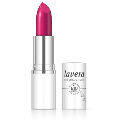 lavera Cream Glow Lipstick Pink Universe 08, intensieve kleur, glanzend, zeer comfortabel, houdt tot 6 uur, veganistisch, natuurlijke cosmetica (1 x 18 g) lavera Cream Glow Lipstick Pink Universe 08, intensieve kleur, glanzend, zeer comfortabel, houdt tot 6 uur, veganistisch, natuurlijke cosmetica (1 x 18 g)