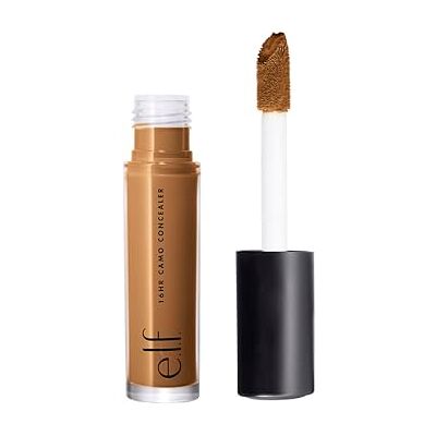 e.l.f. 16HR Camo Concealer, volledige dekking, intensieve pigmenten, matte afwerking, Deep Chestnut, 6 ml e.l.f. 16HR Camo Concealer, volledige dekking, intensieve pigmenten, matte afwerking, Deep Chestnut, 6 ml