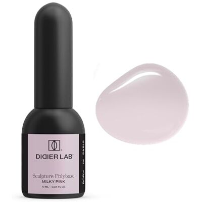 DIDIER LAB Sculpture Polybase LED UV nagellak Milky Pink Base Coat & Nagellak 2-in-1 Zelfnivellerend Sterke hechting Gel Polish Voor een snelle en perfecte manicure 10 ml DIDIER LAB Sculpture Polybase LED UV nagellak Milky Pink Base Coat & Nagellak 2-in-1 Zelfnivellerend Sterke hechting Gel Polish Voor een snelle en perfecte manicure 10 ml