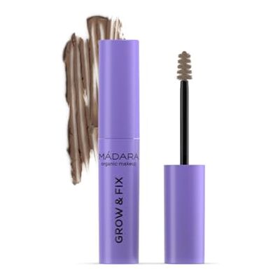 MÁDARA Biologische huidverzorging GROW & FIX Brow Gel #2 SMOKY BLONDE, 4,25 ml Veganistische wenkbrauwgel met minerale pigmenten, vitaminen peptiden voor kleur, volume, houdt en groei MÁDARA Biologische huidverzorging GROW & FIX Brow Gel #2 SMOKY BLONDE, 4,25 ml Veganistische wenkbrauwgel met minerale pigmenten, vitaminen peptiden voor kleur, volume, houdt en groei