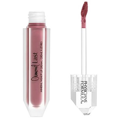 Physicians Formula Mineral Wear Diamond Last, ultra-romige langhoudende vloeibare lippenkleur, lichte en verzadigde formule, majestic paars Physicians Formula Mineral Wear Diamond Last, ultra-romige langhoudende vloeibare lippenkleur, lichte en verzadigde formule, majestic paars