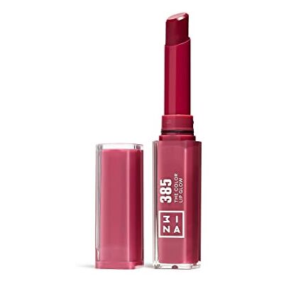 3ina MAKEUP The Color Lip Glow 385 – roze bessen – lippenstift met sheaboter voor de verzorging van de lippen – gepigmenteerde lippenbalsem – veganistisch – zonder dierenleed 3ina MAKEUP The Color Lip Glow 385 – roze bessen – lippenstift met sheaboter voor de verzorging van de lippen – gepigmenteerde lippenbalsem – veganistisch – zonder dierenleed