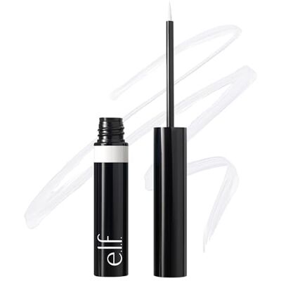 e.l.f. H2O Proof Inkwell Eyeliner Pen, hoog gepigmenteerde, waterbestendige eyeliner, voor een matte afwerking, veganistisch en dierproefvrij, White Out e.l.f. H2O Proof Inkwell Eyeliner Pen, hoog gepigmenteerde, waterbestendige eyeliner, voor een matte afwerking, veganistisch en dierproefvrij, White Out