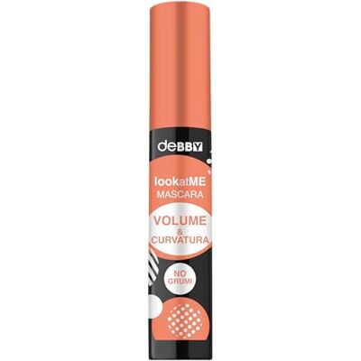 Debby Look at Me Mascara, volume, kromming, kleur zwart, 1 stuk Debby Look at Me Mascara, volume, kromming, kleur zwart, 1 stuk