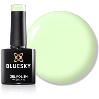 BLUESKY Gel-nagellak, 10 ml, pistachesluier SS2604, groene gelnagellak voor 21 dagen manicure, vereist uitharding onder led-uv-nagellamp BLUESKY Gel-nagellak, 10 ml, pistachesluier SS2604, groene gelnagellak voor 21 dagen manicure, vereist uitharding onder led-uv-nagellamp