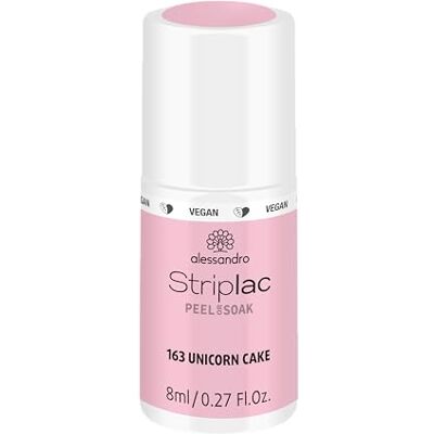 alessandro Striplac led-nagellak, Peel or Soak Vegan Unicorn Cap, pastelroze voor perfecte nagels in 15 minuten, 8 ml alessandro Striplac led-nagellak, Peel or Soak Vegan Unicorn Cap, pastelroze voor perfecte nagels in 15 minuten, 8 ml