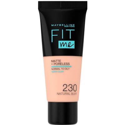 Maybelline Fit me Matte & Poreless 230 Natural Buff Foundation Maybelline Fit me Matte & Poreless 230 Natural Buff Foundation