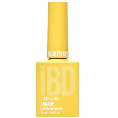 IBD Rubber Gel Canary, 15 ml, gemaakt in de VS, hoogwaardige nagellak voor duurzame manicure en gladde nagels, led/uv-nagellak IBD Rubber Gel Canary, 15 ml, gemaakt in de VS, hoogwaardige nagellak voor duurzame manicure en gladde nagels, led/uv-nagellak