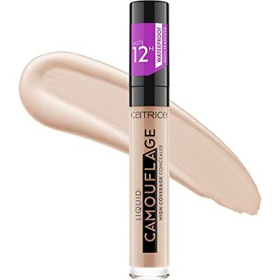 Catrice Cosmetics Catrice Vloeibare concealer, camouflage met hoge afdekking, concealer, zeer duurzaam, olievrij en zonder parabenen, zonder wreedheid (010 porselein) Catrice Cosmetics Catrice Vloeibare concealer, camouflage met hoge afdekking, concealer, zeer duurzaam, olievrij en zonder parabenen, zonder wreedheid (010 porselein)