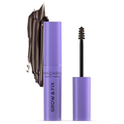 MÁDARA Biologische huidverzorging GROW & FIX Brow Gel #4 ASH Bruin, 4,25 ml Veganistische wenkbrauwgel met minerale pigmenten, vitaminen peptiden voor kleur, volume, houdt en groei MÁDARA Biologische huidverzorging GROW & FIX Brow Gel #4 ASH Bruin, 4,25 ml Veganistische wenkbrauwgel met minerale pigmenten, vitaminen peptiden voor kleur, volume, houdt en groei