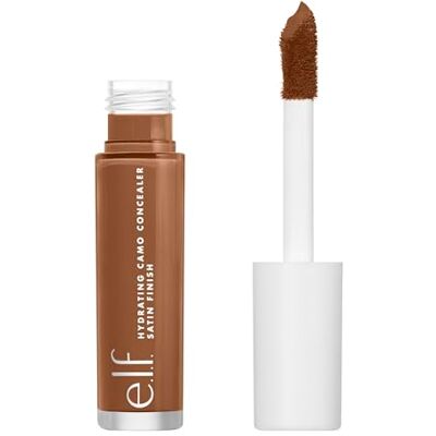 e.l.f. e.l.f Vochtinbrengende concealer, satijn, camo, rijke chocolade e.l.f. e.l.f Vochtinbrengende concealer, satijn, camo, rijke chocolade