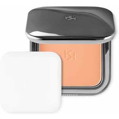 Kiko Milano Matte Fusion Pressed Powder 08, compact poeder met natuurlijke matte afwerking Kiko Milano Matte Fusion Pressed Powder 08, compact poeder met natuurlijke matte afwerking